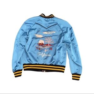 COACH size 6 Cali varsity reversible bomber NWT